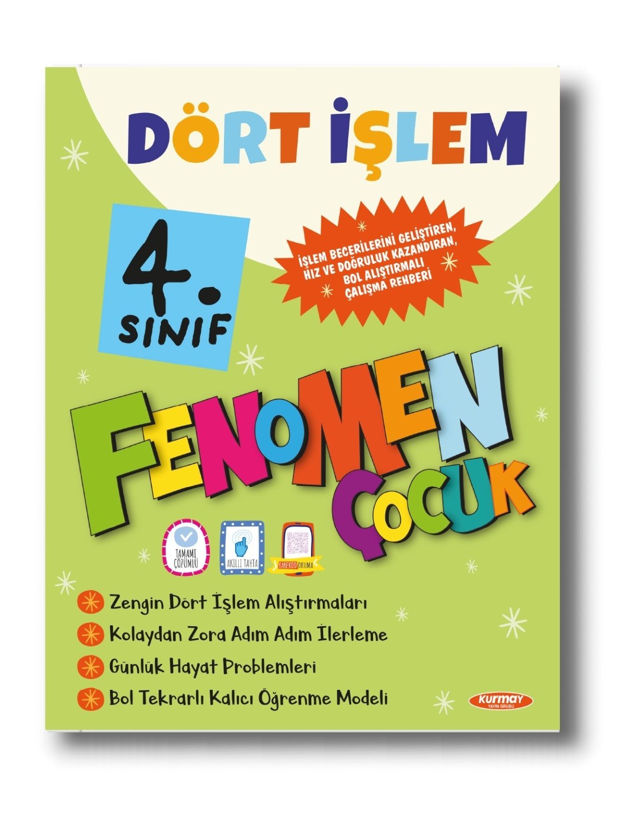 Fenomen Çocuk Yayınları 4.Sınıf Yeni Ürün FENOMEN ÇOCUK 4 DÖRT İŞLEM