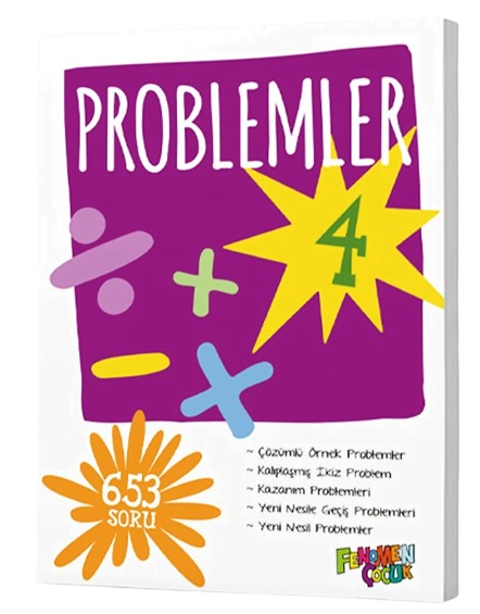 Fenomen Çocuk Yayınları 4.Sınıf Yeni Ürün 4. Sınıf Problemler