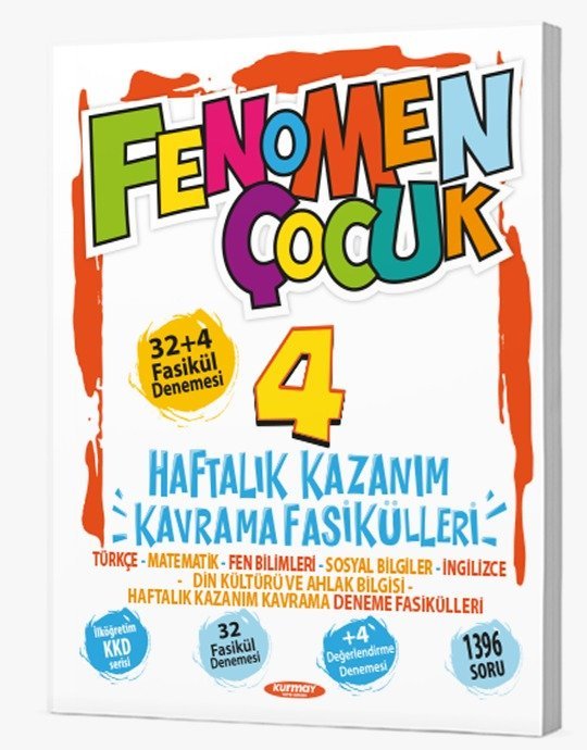 Fenomen Çocuk Yayınları 4.Sınıf Yeni Ürün Tüm Dersler Haftalık Kazanım Kavrama Fasikülleri 4