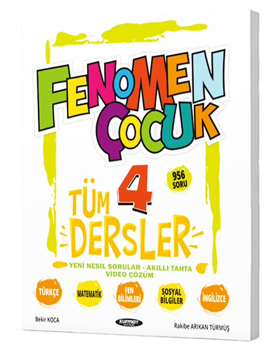 Fenomen Çocuk Yayınları 4.Sınıf Yeni Ürün 4 Tüm Dersler Yeni Nesil Soru Bankası