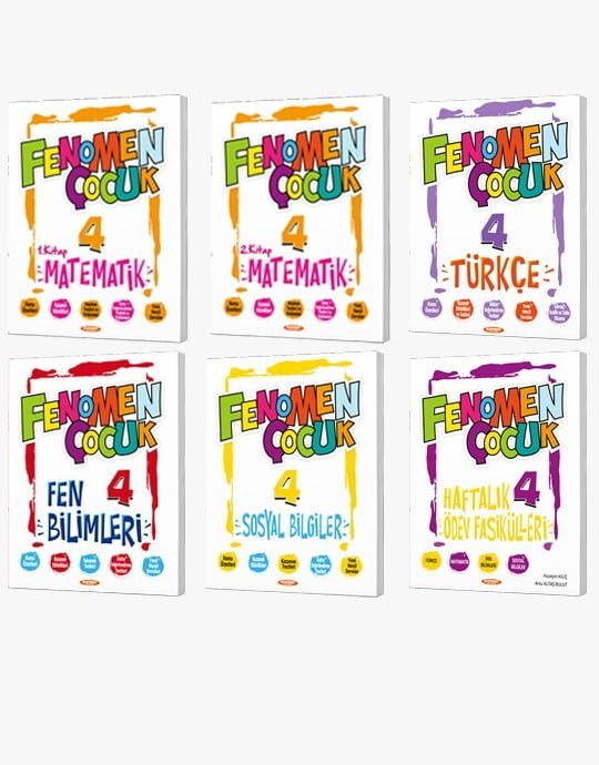 Fenomen Çocuk Yayınları 4.Sınıf Yeni Ürün 4. sınıf 6’lı Set