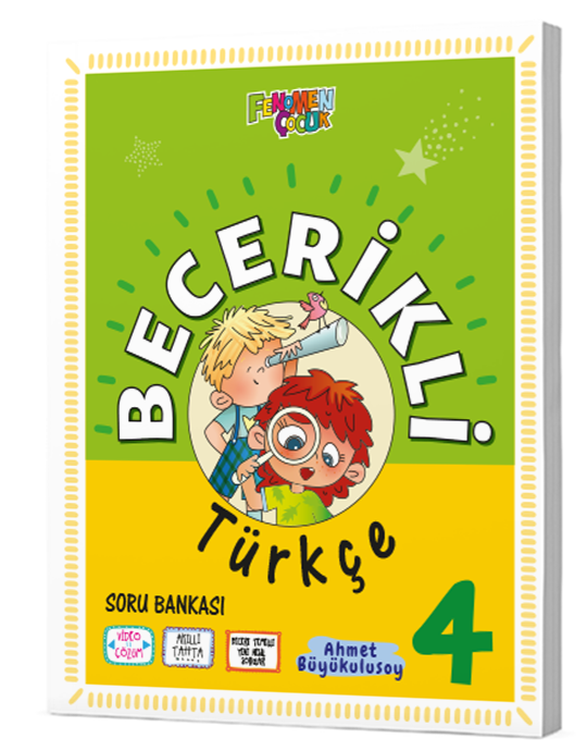 Fenomen Çocuk Yayınları 4.Sınıf Yeni Ürün Fenomen Çocuk 4 Becerikli Türkçe Soru Bankası