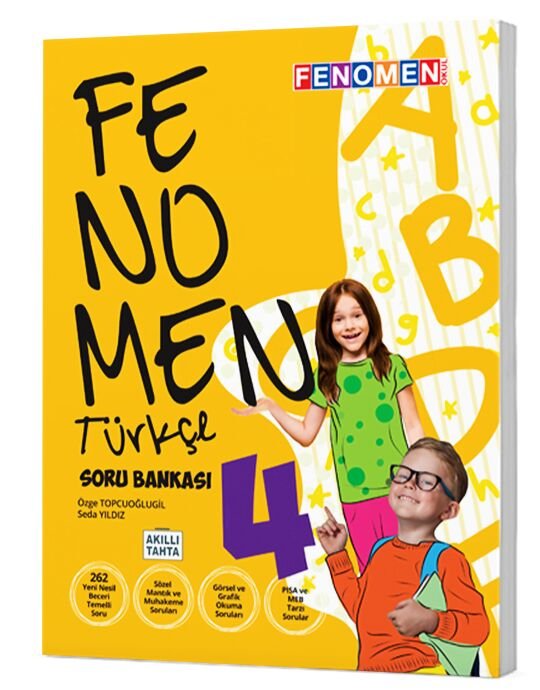 Fenomen Çocuk Yayınları 4.Sınıf Yeni Ürün 4 Türkçe Soru Bankası