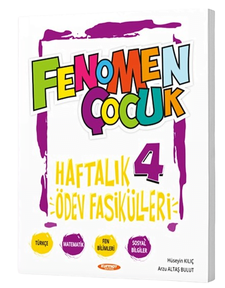 Fenomen Çocuk Yayınları 4.Sınıf Yeni Ürün Tüm Dersler 4 Haftalık Ödev Fasikülleri