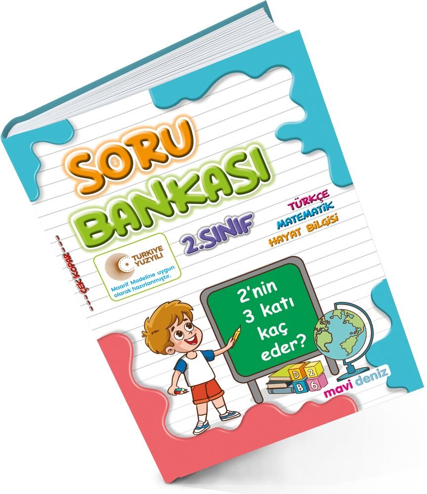 MAVİ DENİZ YAYINCILIK 2. SINIF MAARİF MÜFREDAT SORU BANKASI 2025-2026 MAARİF MÜFREDATINA UYGUNDUR.