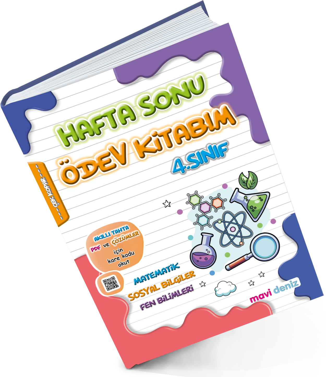 MAVİ DENİZ YAYINCILIK 4. SINIF YENİ ÜRÜN HAFTA SONU ÖDEV KİTABIM 2025-2026