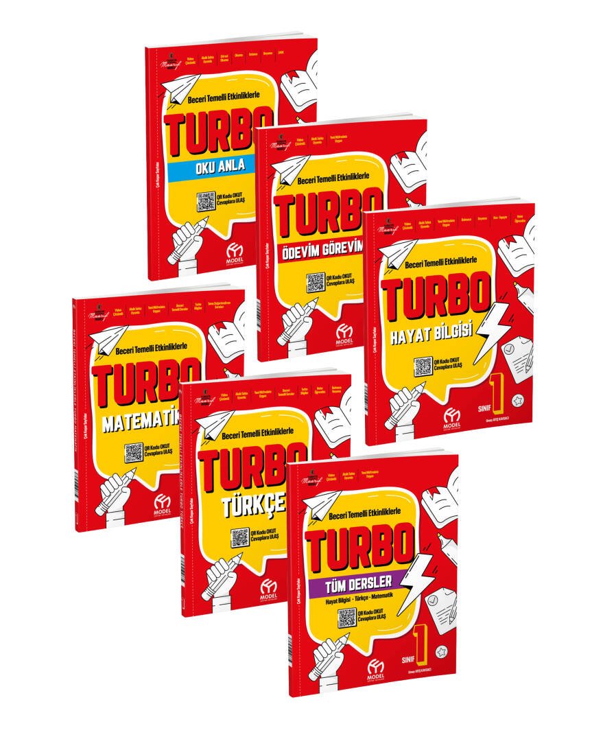 Model Eğitim Yayınları 1.SINIF MAARİF MÜFREDAT Turbo 2.Dönem Seti (6 Kitap)