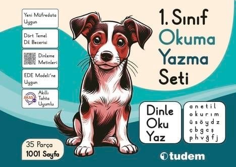 Tudem Eğitim 1.Sınıf Yeni Müfredat 1.Sınıf Okuma Yazma Seti (Dinle Oku Yaz) Öğrenci Kutu(YENİ ÜRÜN