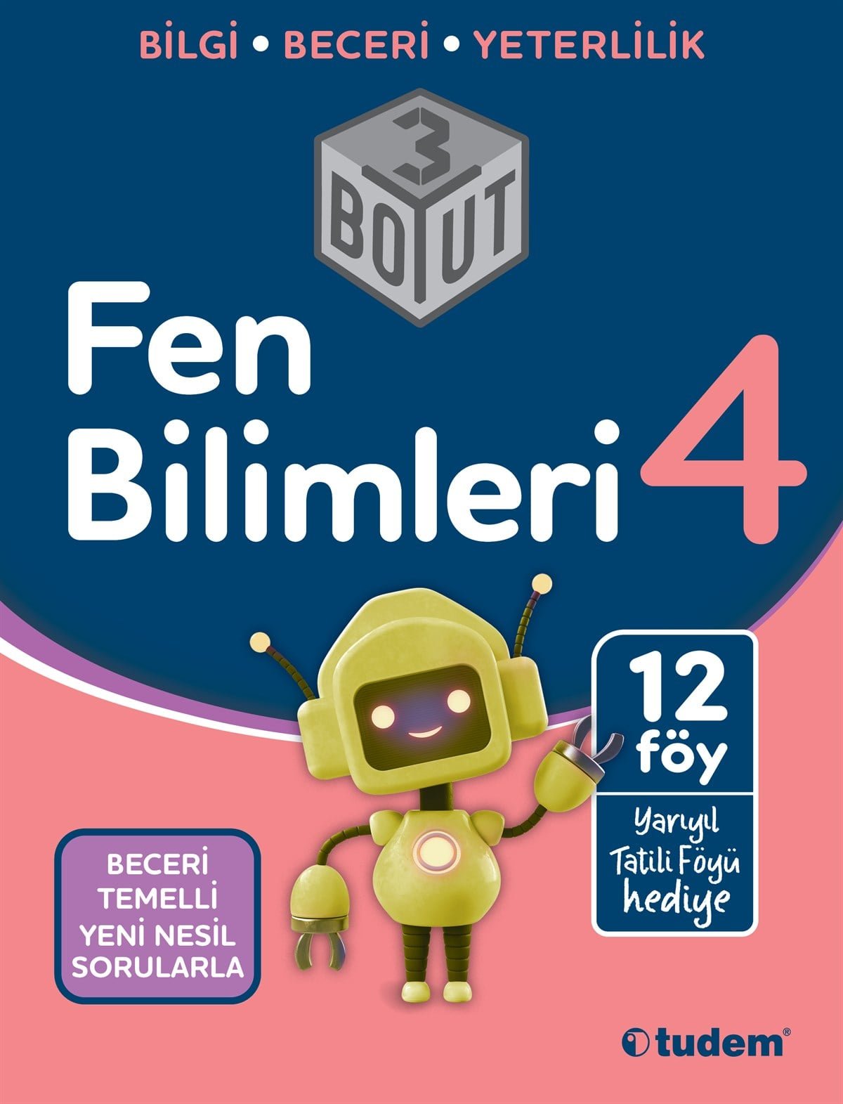 Tudem Eğitim 4.Sınıf Yeni Nesil 4. Sınıf Fen Bilimleri 3 Boyut Konu Anlatımlı Soru Bankası