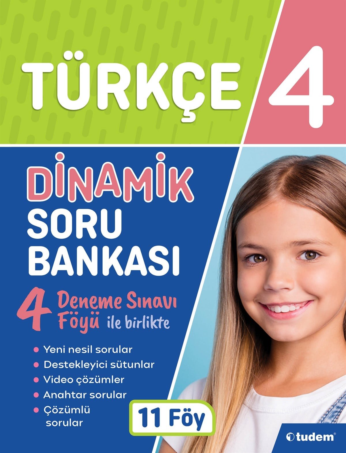 Tudem Eğitim 4.Sınıf Yeni Nesil 4. Sınıf Türkçe Dinamik Soru Bankası(664 Soru)