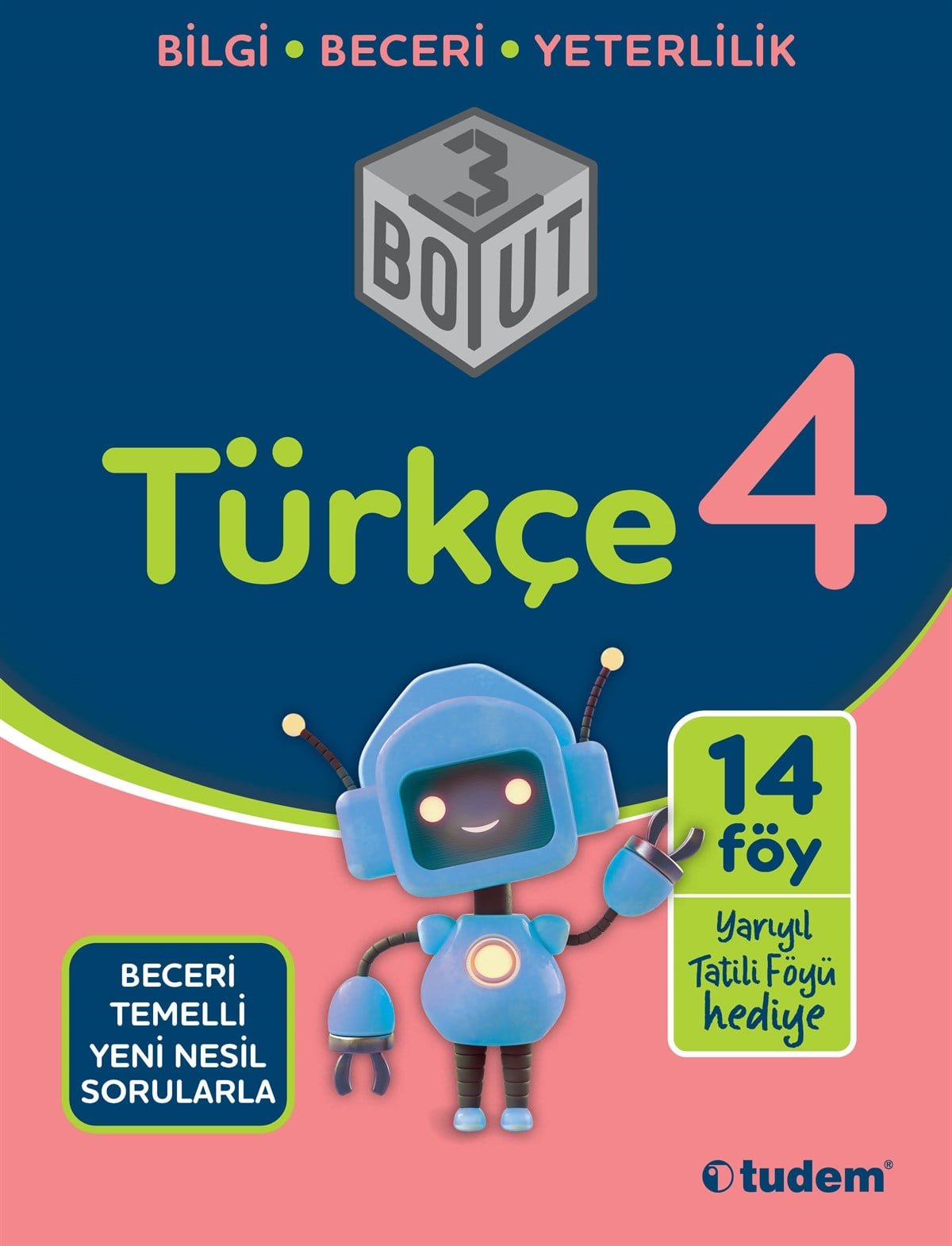 Tudem Eğitim 4.Sınıf Yeni Nesil 4. Sınıf Türkçe 3 Boyut Konu Özetli Soru Bankası
