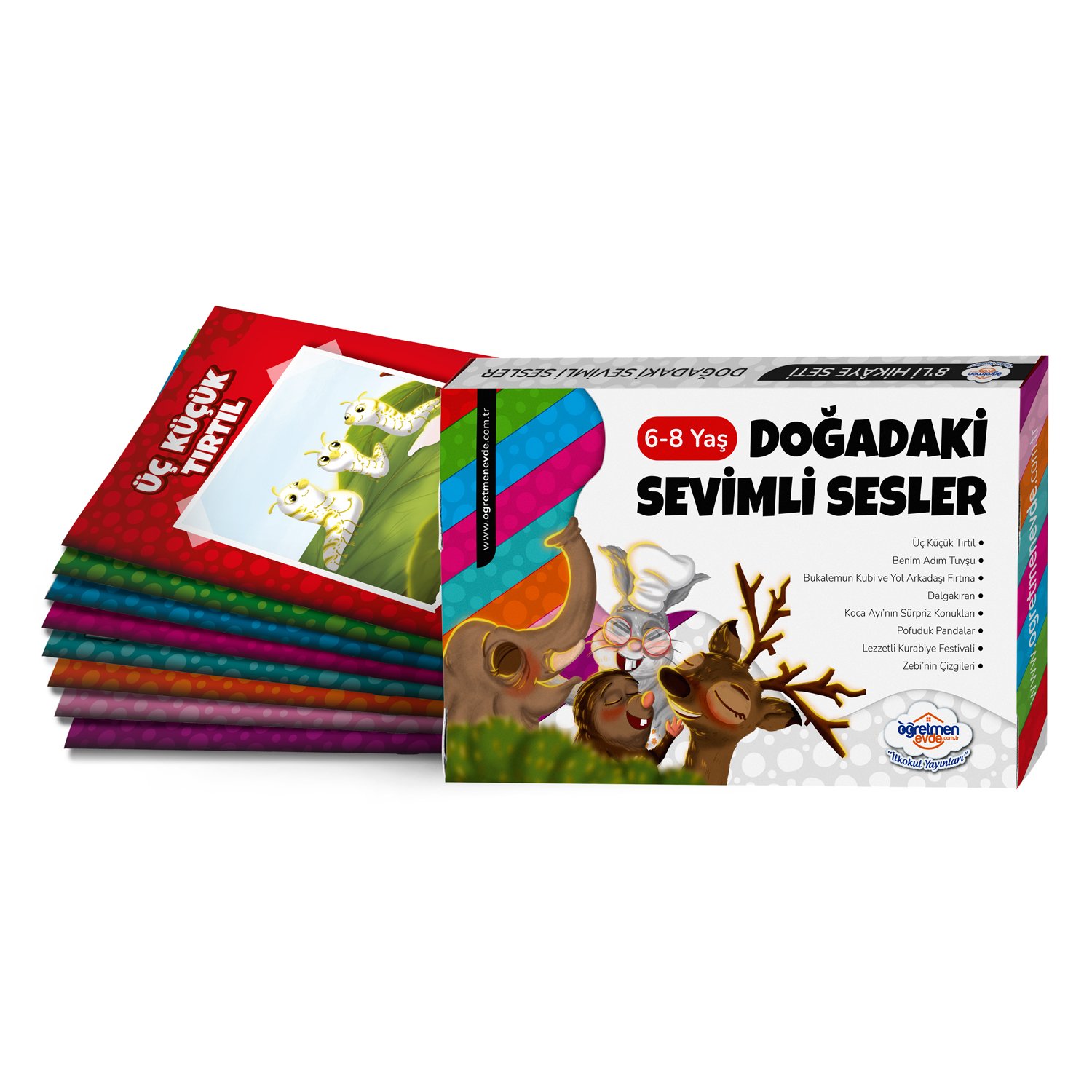Öğretmen Evde Yayınları Doğadaki Sevimli Sesler – Hikâye Kitabı Seti (6-8) Yaş