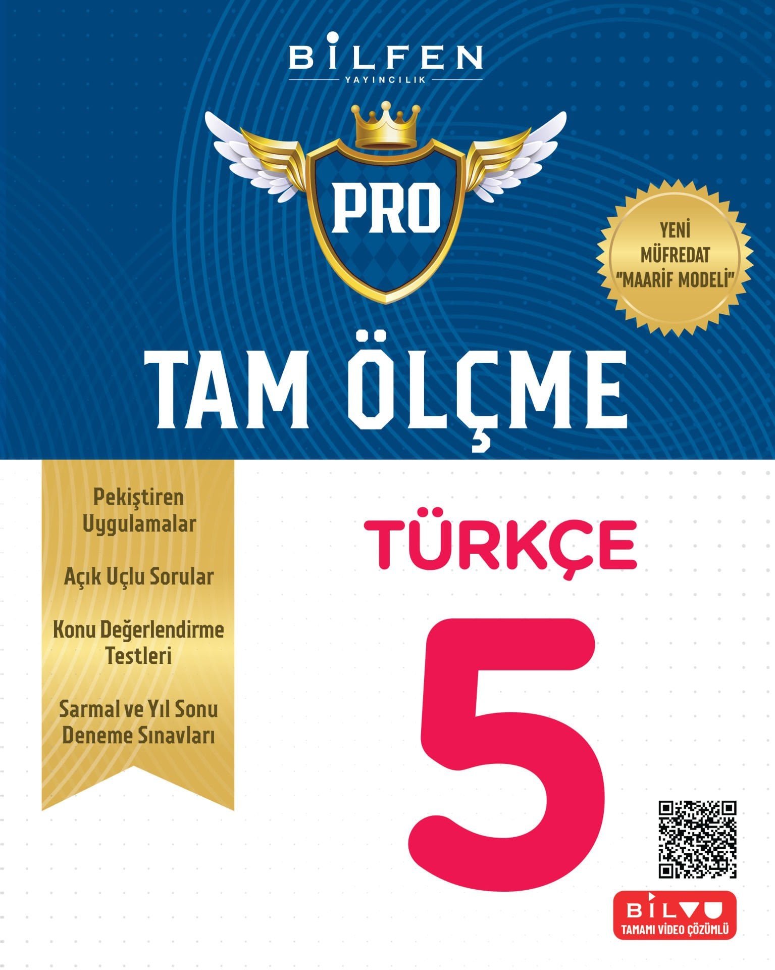 Bilfen Yayıncılık 5.Sınıf Yeni Müfredat Maarif Model TÜRKÇE ETKİNLİKLİ PRO TAM ÖLÇME ( YENİ )