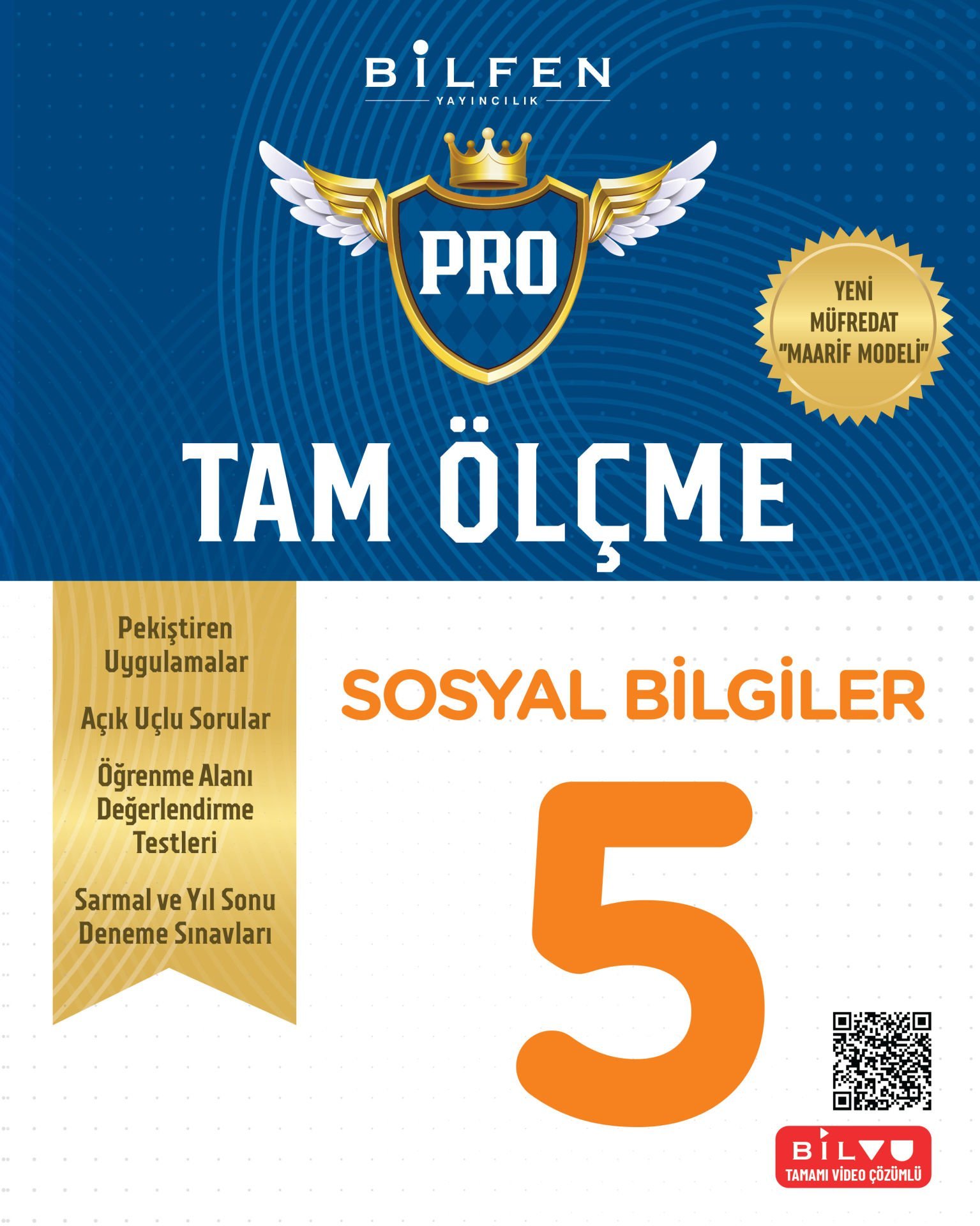 Bilfen Yayıncılık 5.Sınıf Yeni Müfredat Maarif Model SOSYAL BİLGİLER ETKİNLİKLİ PRO TAM ÖLÇME ( YENİ )