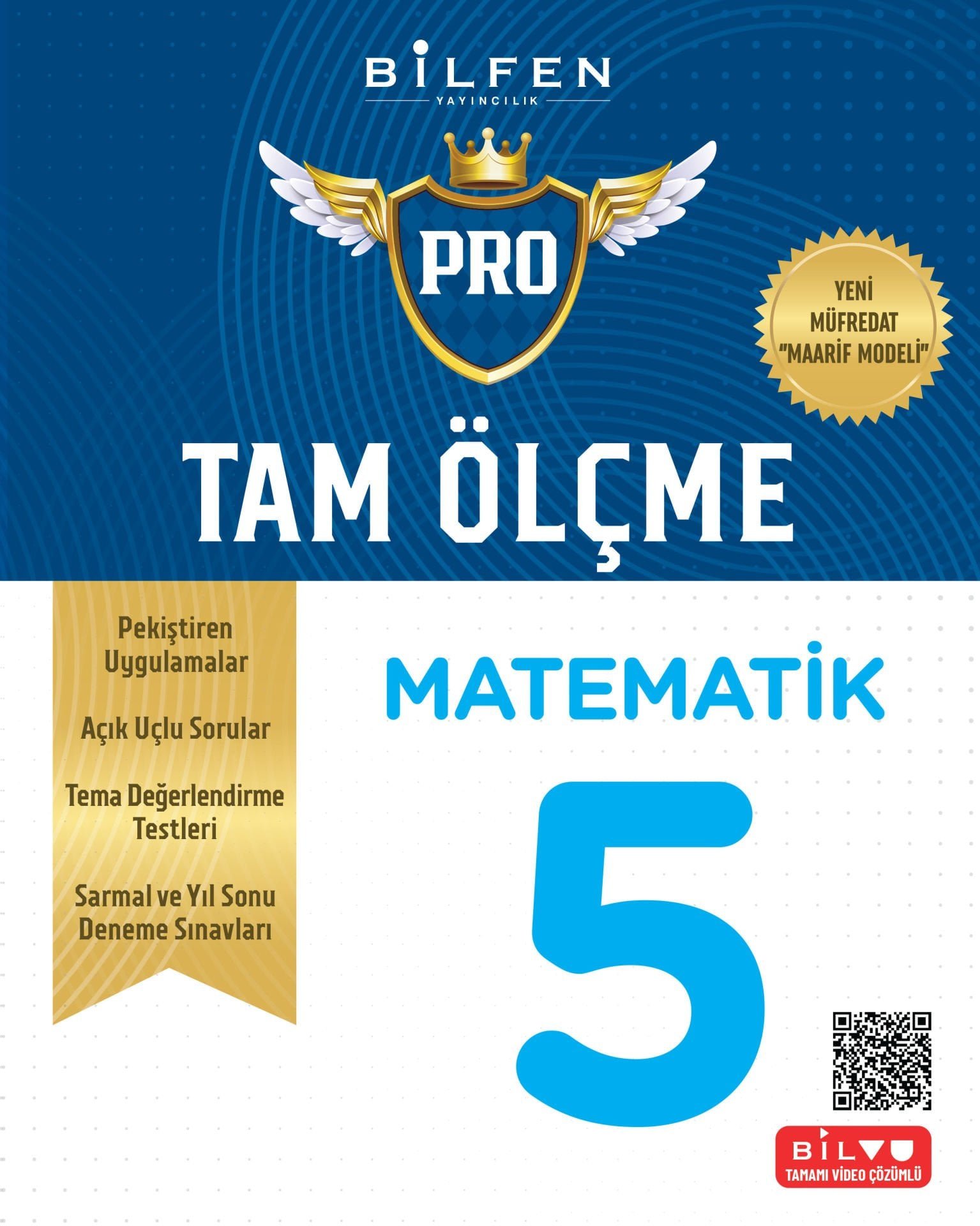 Bilfen Yayıncılık 5.Sınıf Yeni Müfredat Maarif Model MATEMATİK ETKİNLİKLİ PRO TAM ÖLÇME ( YENİ )