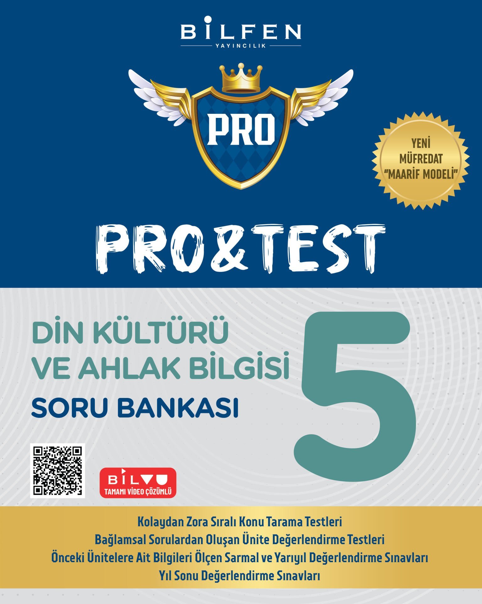 Bilfen Yayıncılık 5.Sınıf Yeni Müfredat Maarif Model PROTEST DİN KÜLTÜRÜ VE AHLAK BİLGİSİ SORU BANKASI ( YENİ )