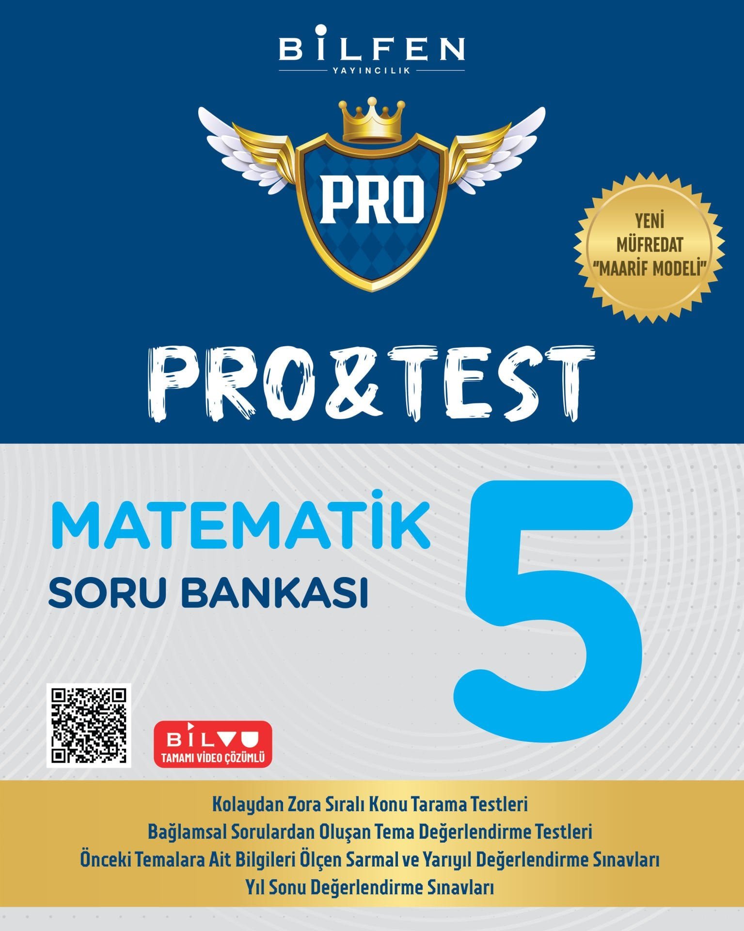 Bilfen Yayıncılık 5.Sınıf Yeni Müfredat Maarif Model PROTEST MATEMATİK SORU BANKASI ( YENİ )