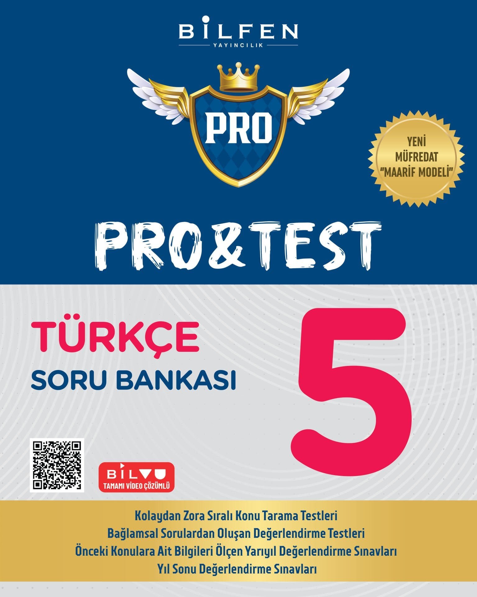 Bilfen Yayıncılık 5.Sınıf Yeni Müfredat Maarif Model PROTEST TÜRKÇE SORU BANKASI ( YENİ )