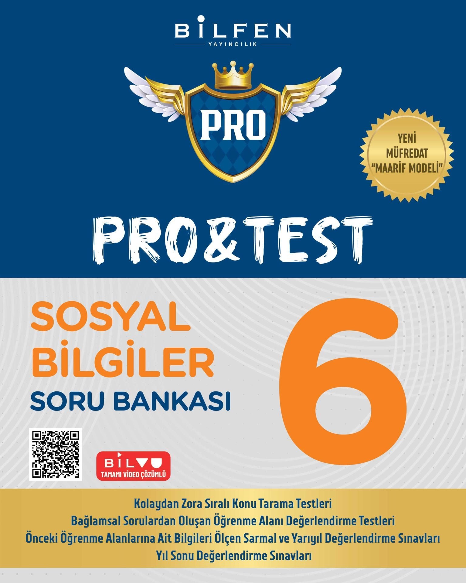 Bilfen Yayıncılık 6.Sınıf Yeni Müfredat Maarif Model SOSYAL BİLGİLERİ SORU BANKASI YENİ MÜFREDAT
