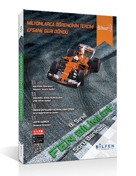 Bilfen Yayıncılık 8.Sınıf LGS Hazırlık 8. SINIF BİLTEST FEN BİLİMLERİ SORU BANKASI