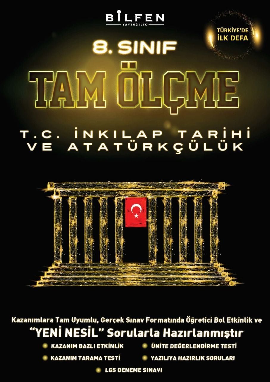 Bilfen Yayıncılık 8.Sınıf LGS Hazırlık 8. SINIF İNKILAP TARİHİ TAM ÖLÇME