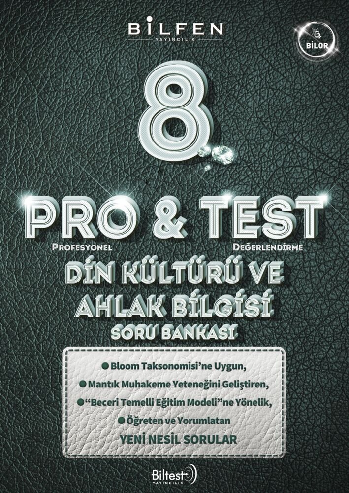 Bilfen Yayıncılık 8.Sınıf LGS Hazırlık 8. SINIF PROTEST DİN KÜLTÜRÜ VE AHLAK BİLGİSİ SORU BANKASI