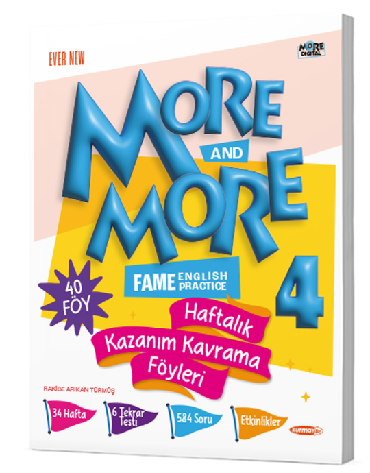 MORE&MORE 4.SINIF More & More 4 Haftalık Kazanım Kavrama Föyleri