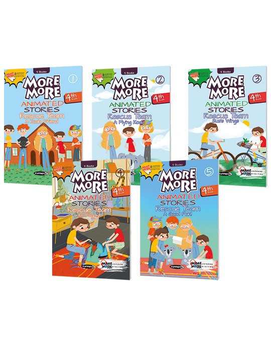 MORE&MORE 4.SINIF More & More 4 Animated Stories – RESCUE TEAM