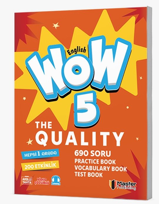 MORE&MORE 5.SINIF WOW English 5 The Quality Practice Book + Vocabulary Book + Test Book