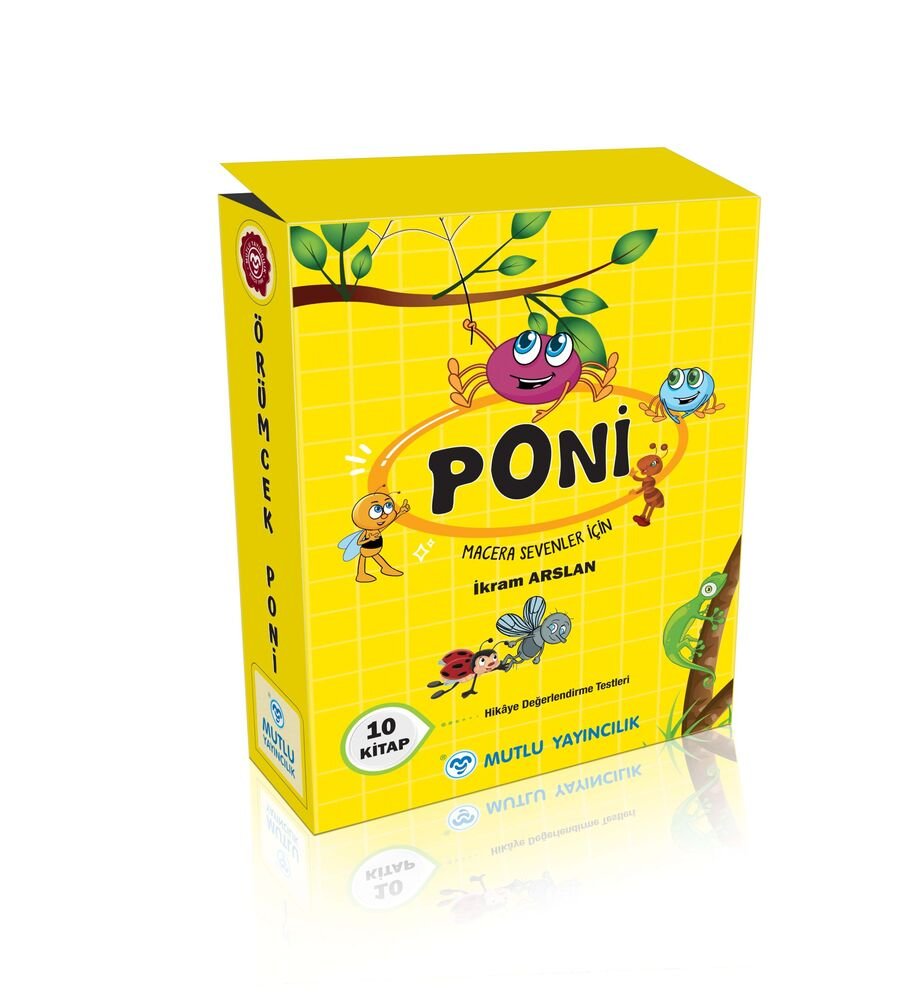 Mutlu Yayıncılık Örümcek Poni’nin Maceraları Seti 10 Kitap + Hikaye Değerlendirme Testi