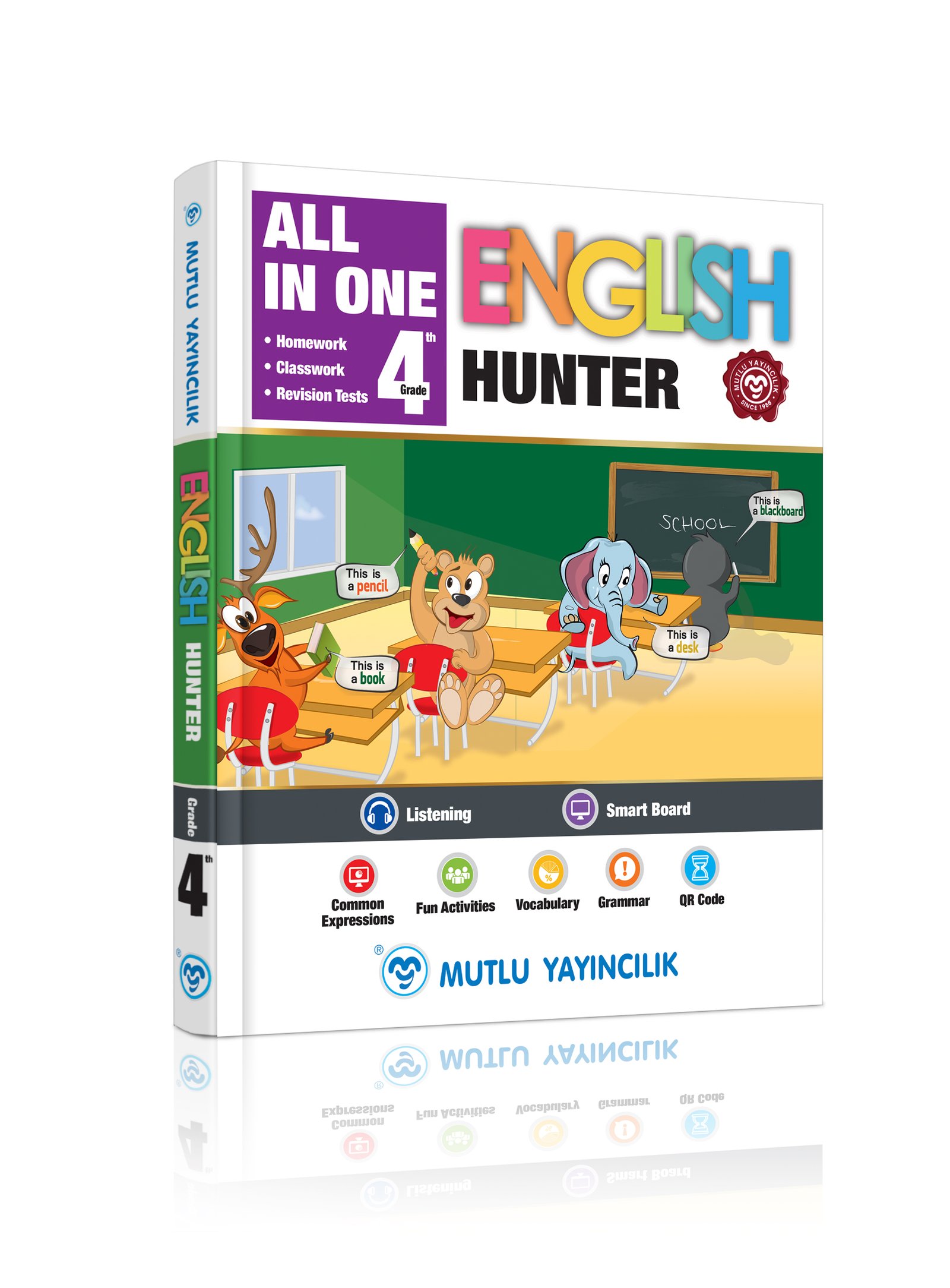 Mutlu Yayıncılık English Hunter 4 (Konu Anlatımlı)