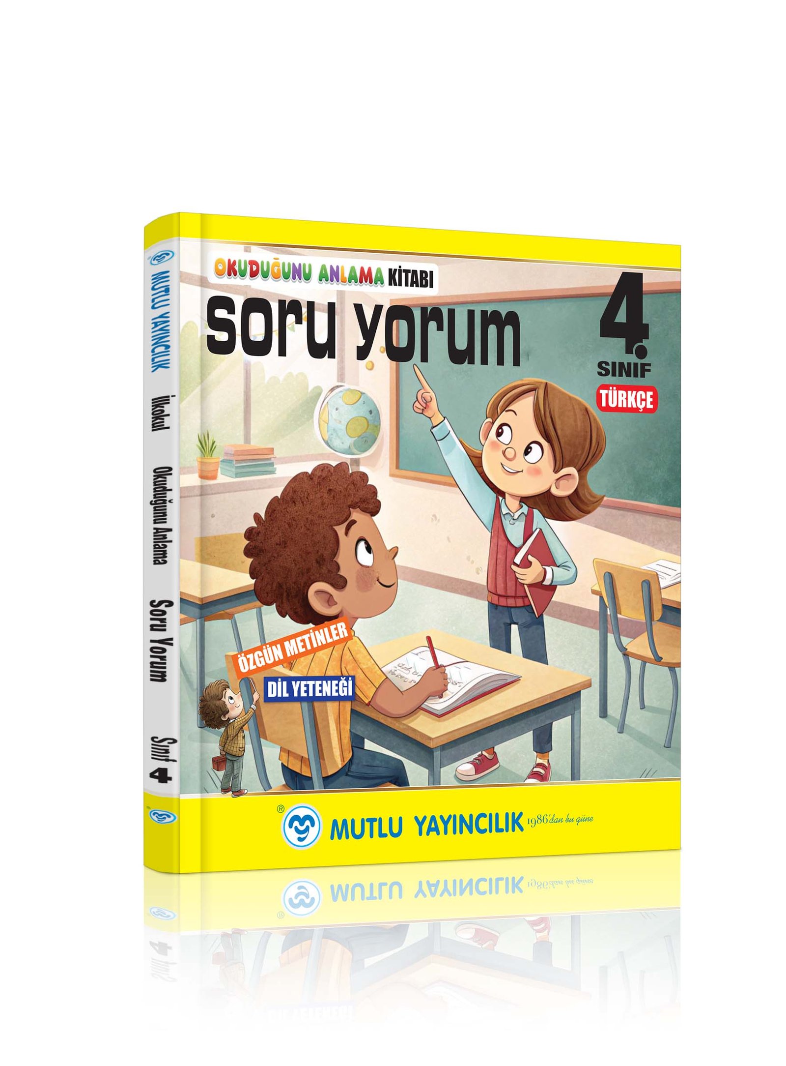 Mutlu Yayıncılık Yeni Nesil Türkçe Soru Yorum 4.Sınıf (Yeni Ürün)