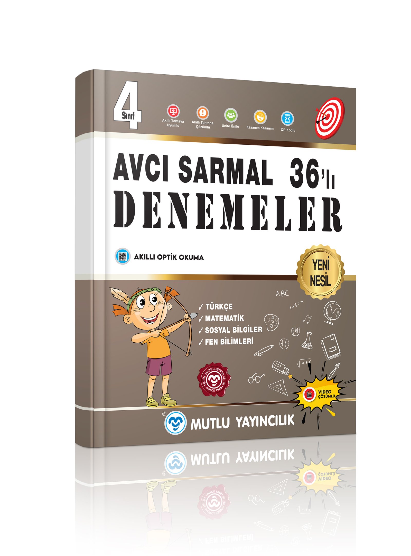 Mutlu Yayıncılık Avcı Sarmal 36’lı Denemeler 4.Sınıf Yeni Ürün