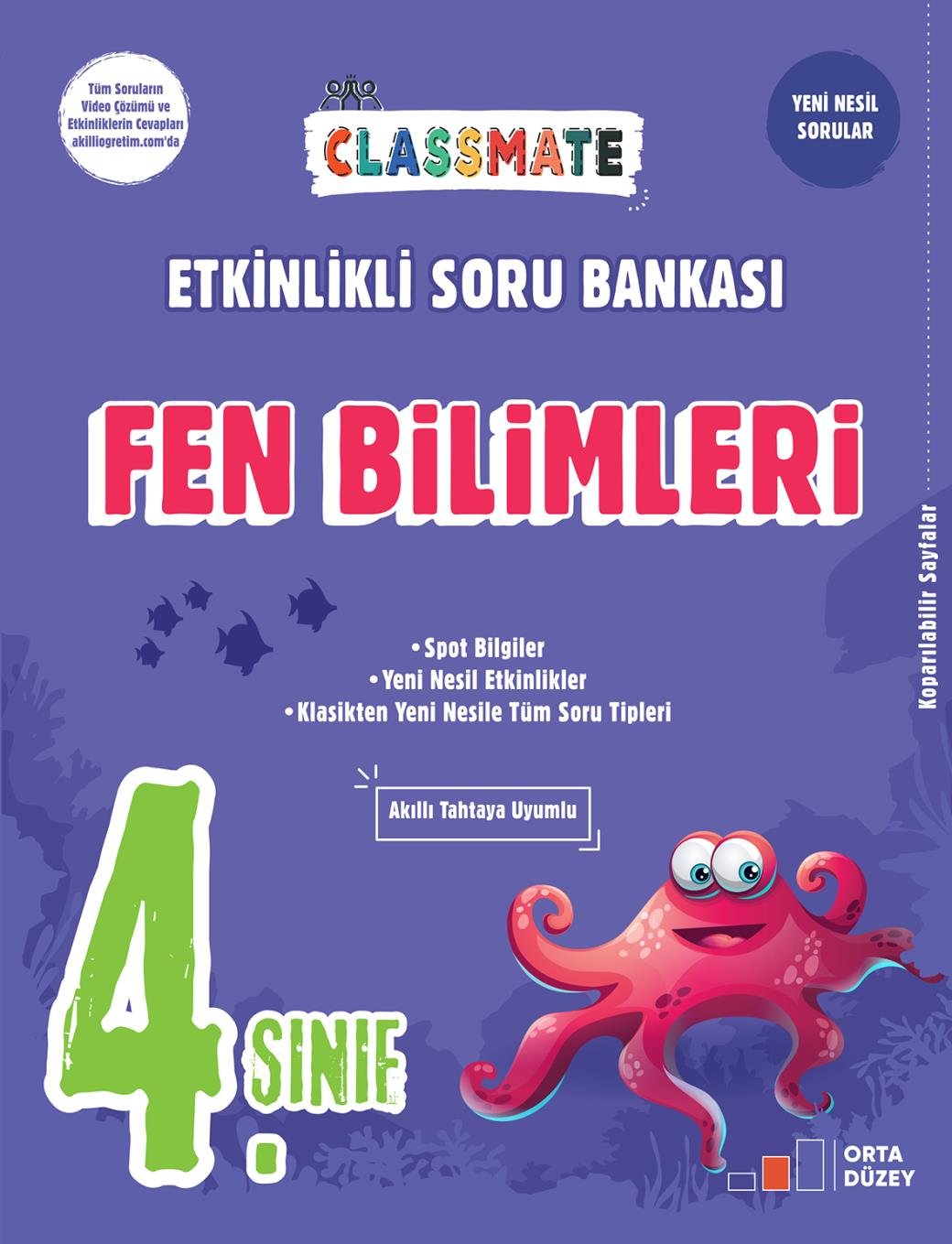 Okyanus Yayıncılık 4. Sınıf Classmate (ESB) Fen Bilimleri Etkinlikli Soru Bankası