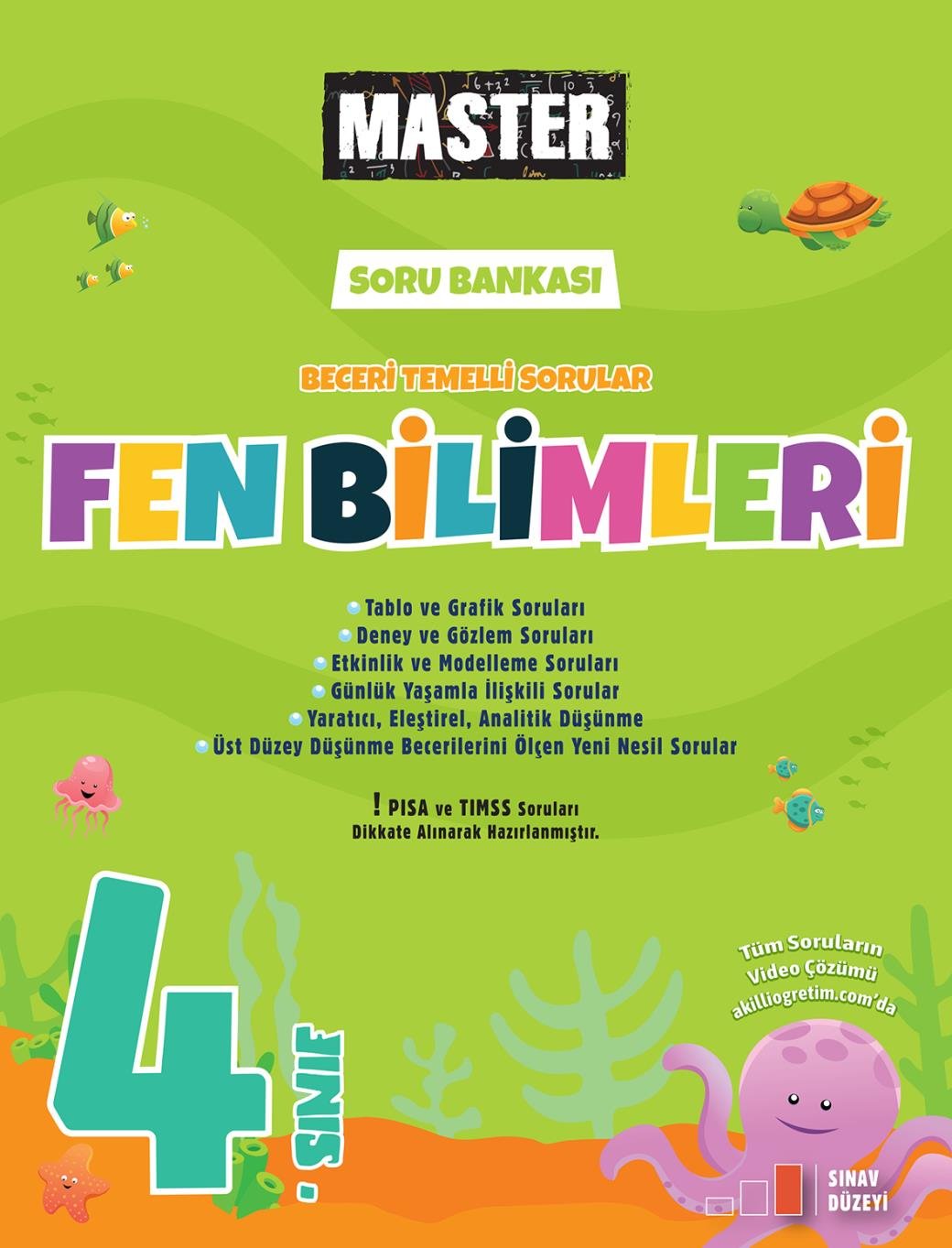Okyanus Yayıncılık 4. Sınıf Master Fen Bilimleri Soru Bankası