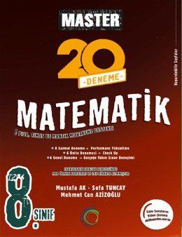 Okyanus Yayıncılık 8. Sınıf Master 20 Matematik Denemesi