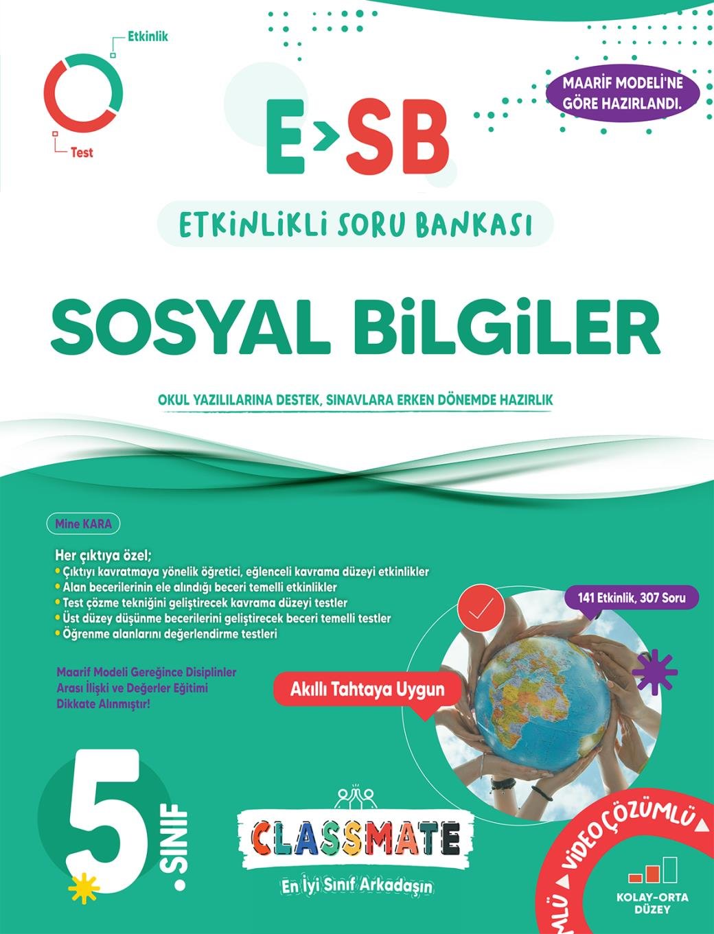 Okyanus Yayıncılık 5. Sınıf %100 Yeni Maarif Model Classmate (ESB) Sosyal Bilgiler Etkinlikli Soru Bankası