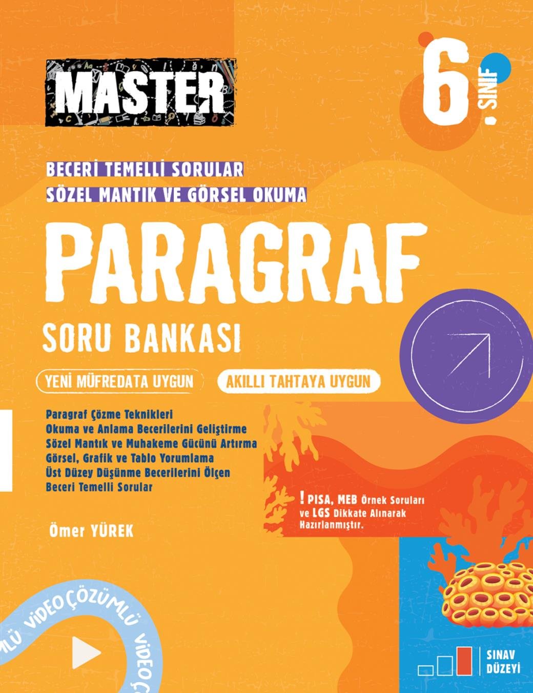 Okyanus Yayıncılık 6. Sınıf %100 Yeni Maarif Model Master Paragraf Soru Bankası