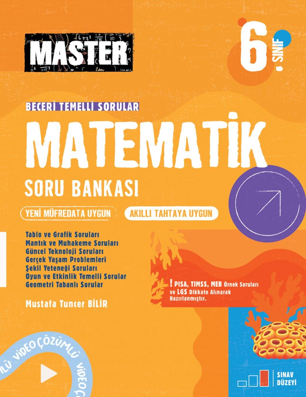 Okyanus Yayıncılık 6. Sınıf %100 Yeni Maarif Model Master Matematik Soru Bankası