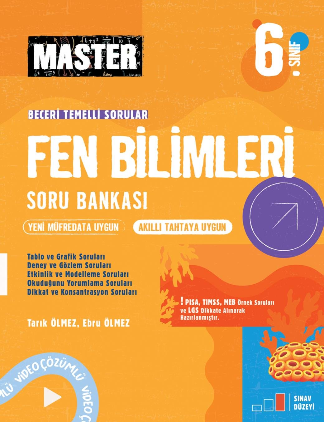 Okyanus Yayıncılık 6. Sınıf %100 Yeni Maarif Model Master Fen Bilimleri Soru Bankası