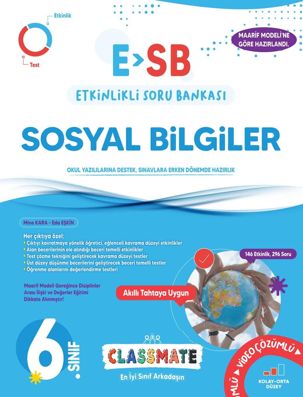 Okyanus Yayıncılık 6. Sınıf %100 Yeni Maarif Model Classmate (ESB) Sosyal Bilgiler Etkinlikli Soru Bankası