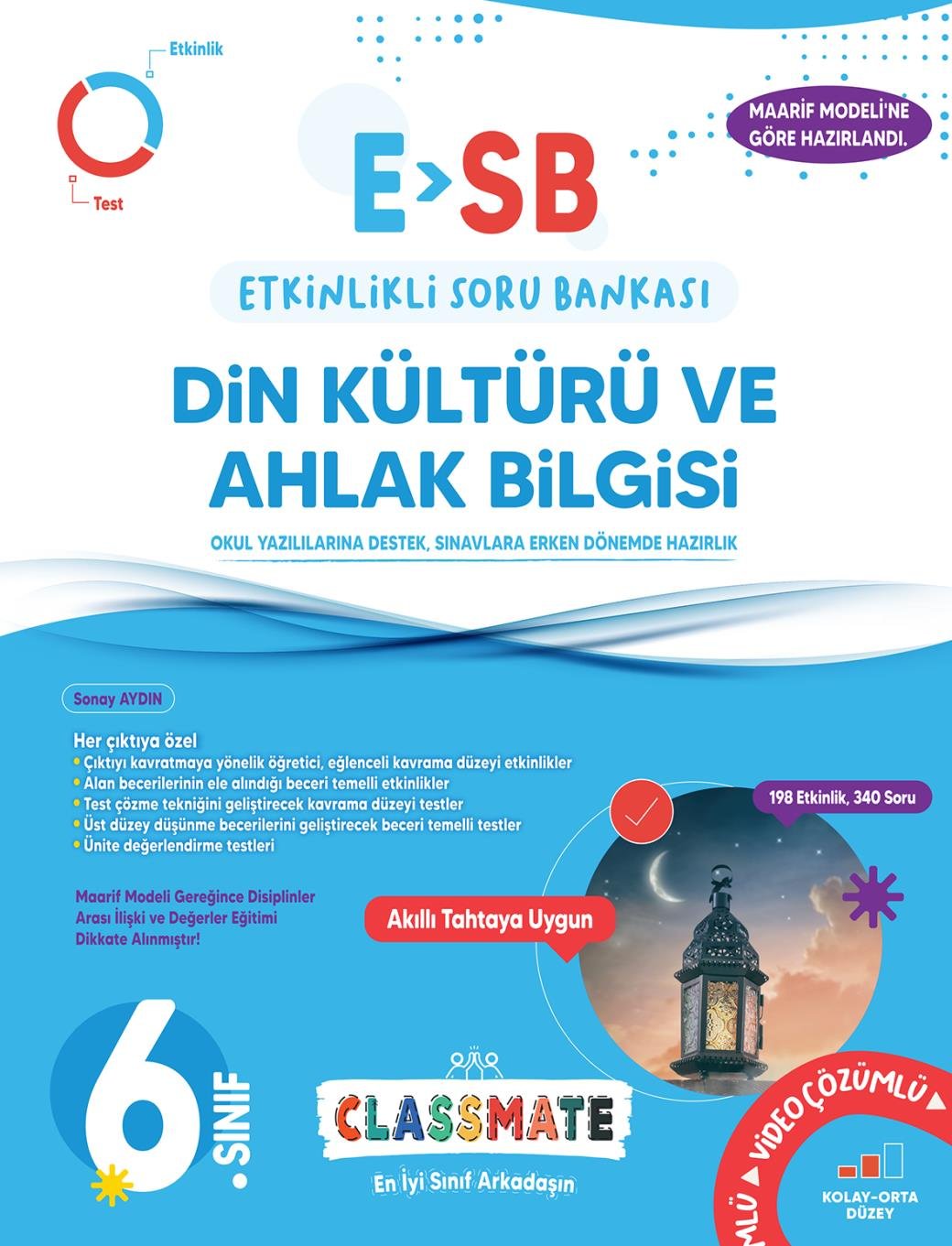 Okyanus Yayıncılık 6. Sınıf %100 Yeni Maarif Model Classmate (ESB) Din Kültürü Ve Ahlak Bilgisi Etkinlikli Soru Bankası