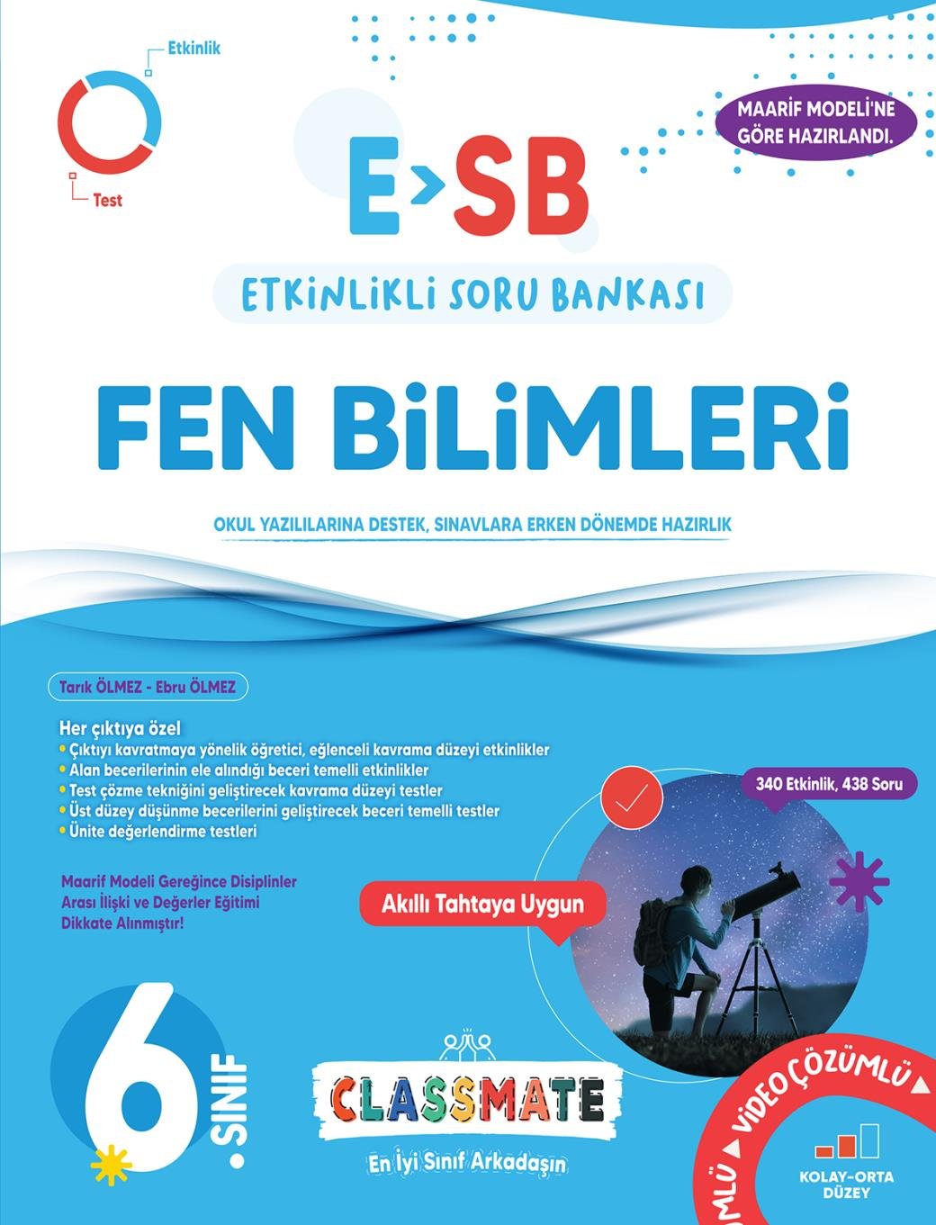 Okyanus Yayıncılık 6. Sınıf %100 Yeni Maarif Model Classmate (ESB) Fen Bilimleri Etkinlikli Soru Bankası