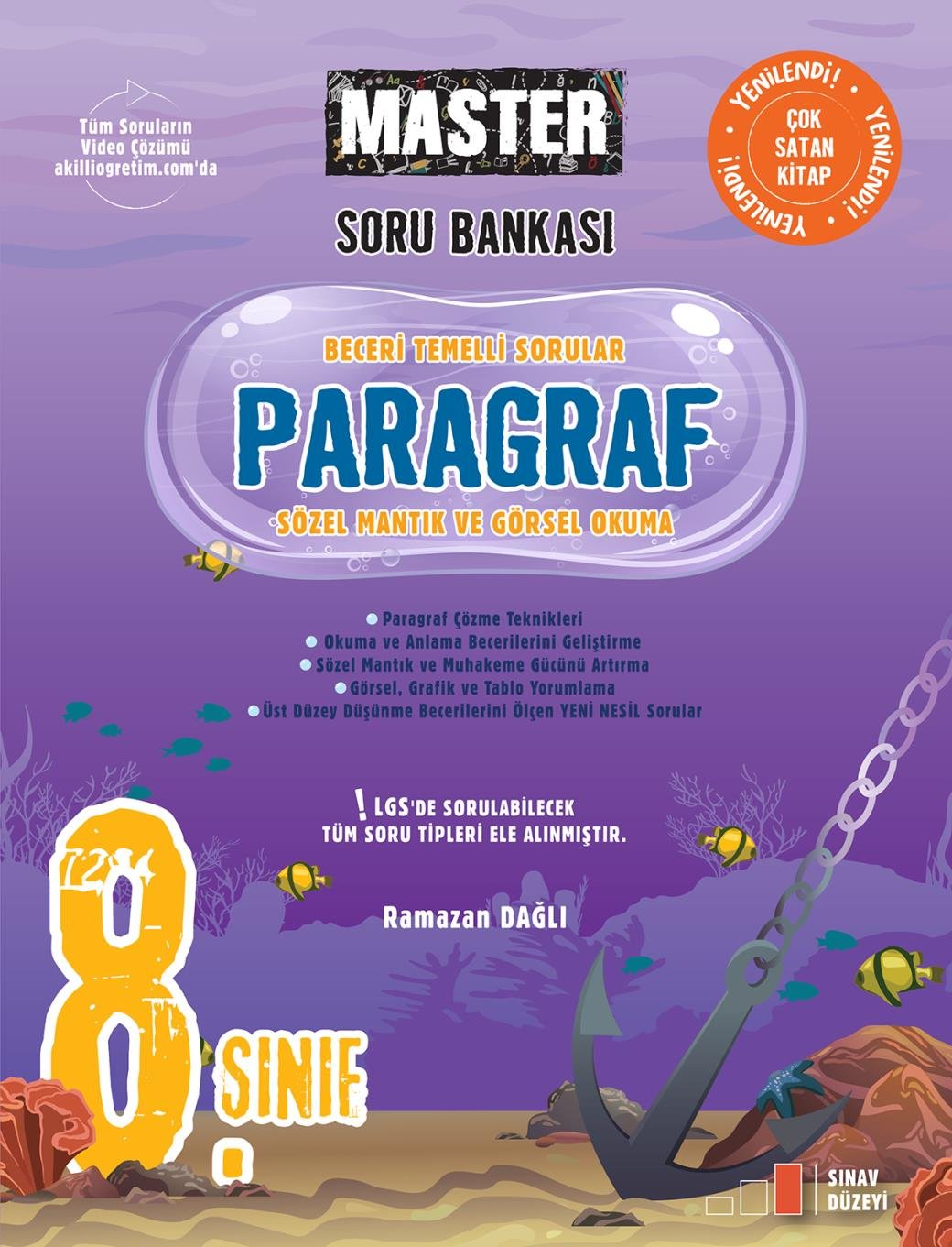 Okyanus Yayıncılık 8. Sınıf Master Paragraf Soru Bankası