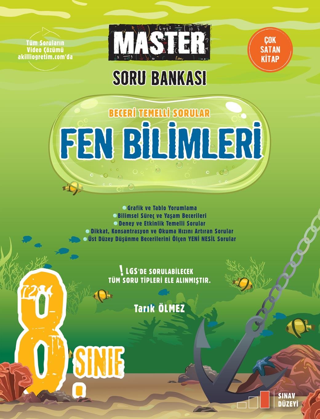 Okyanus Yayıncılık 8. Sınıf Master Fen Bilimleri Soru Bankası