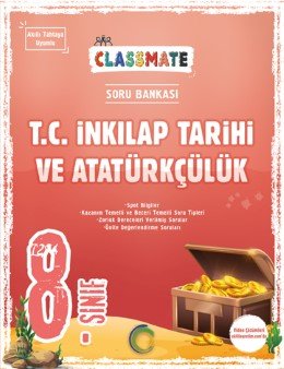 Okyanus Yayıncılık 8. Sınıf Classmate T. C. İnkılap Tarihi Ve Atatürkçülük Soru Bankası