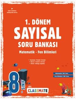 Okyanus Yayıncılık 8. Sınıf Classmate 1. Dönem Sayısal Soru Bankası