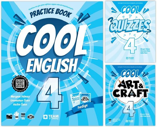 Team Elt Publishing 4.Sınıf Cool English 4 Practice Book(+Cool Art&Craft 4 +QUIZZES)