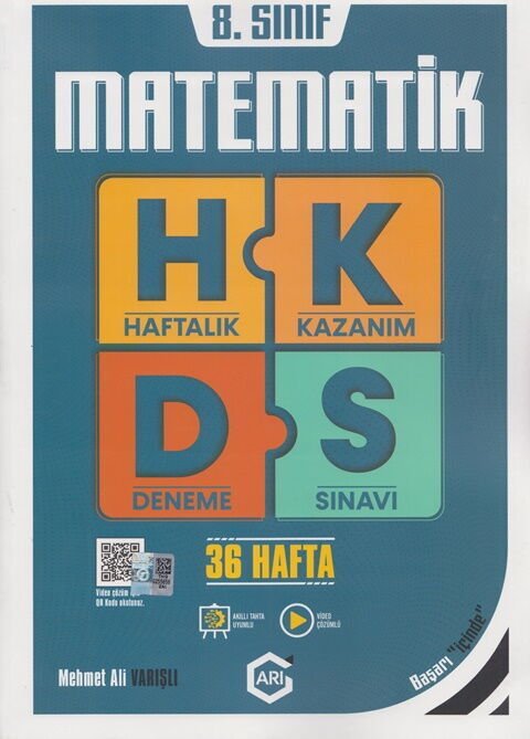 Arı Yayıncılık8. Sınıf Matematik Arı Haftalık Kazanım Deneme