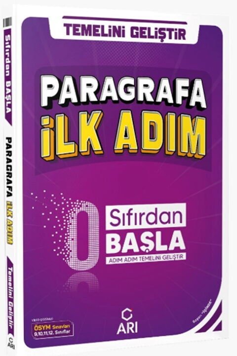 Arı Yayıncılık 0 Sıfırdan Başla Paragrafa İlk Adım